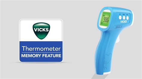 Vicks Noncontact Infrared Body Thermometer Vnt275 How To Use The Memory Function Youtube