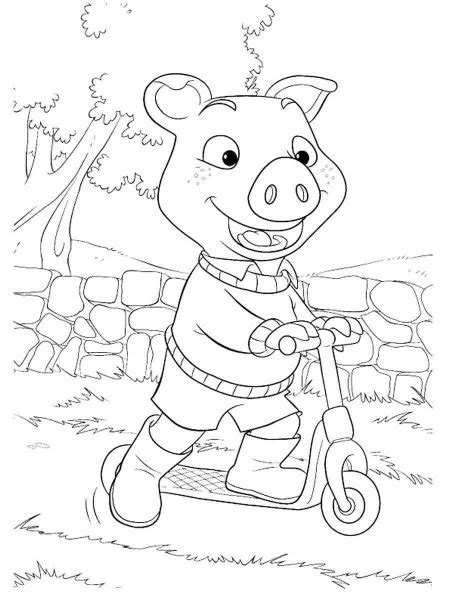 Jakers! The Adventures of Piggley Winks Winks coloring pages