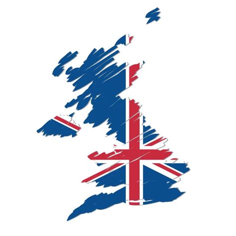 Map flag of the UK — Stock Vector © robodread #11970837