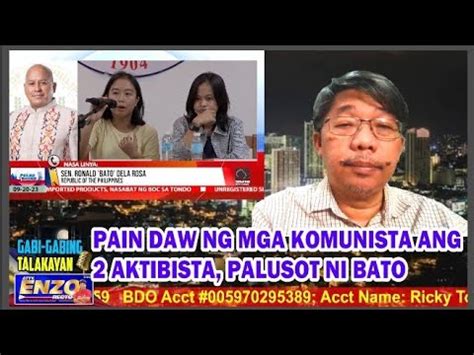 GABI GABING TALAKAYAN 09 20 2023 PAIN DAW NG MGA KOMUNISTA ANG 2