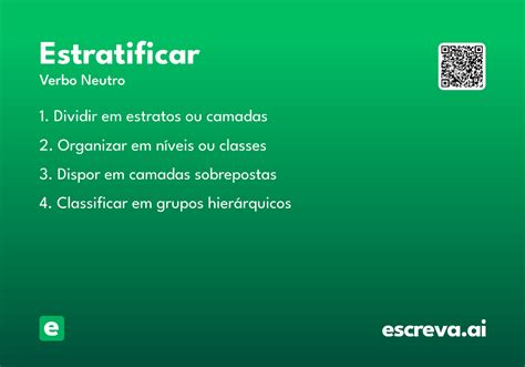 O Que É Estratificar - Estratificar - Significado e Sinônimo - escreva.ai