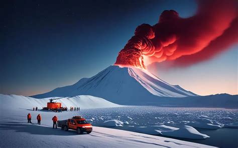 erebuss antarctic volcano marvels  nature