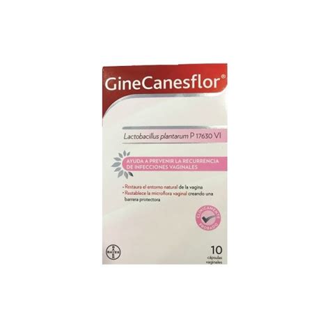 Ginecanesflor 10 Cápsulas Vaginales Farmaciatorrevieja