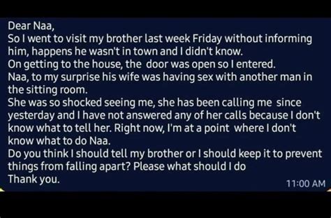 Sister Catches Her Brothers Wife Having Sex With Another Man