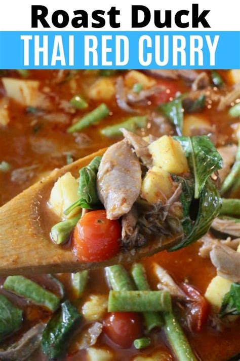 Gaeng Phed Ped Yang Roast Duck Thai Red Curry Recipe