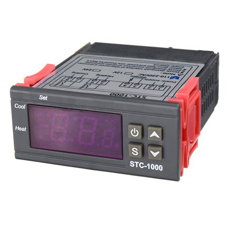 12V Temperature Controller 10A 1500W Digital Dispaly Microcomputer ...
