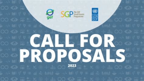 Call For Project Proposals — Global Environment Facility Gef Small