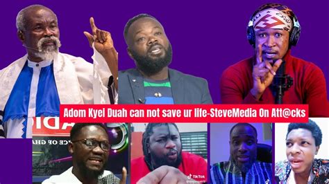 ASU Adom Kyei Duah Cant Save Your Life Royal Tv Presenters Run Aw Y