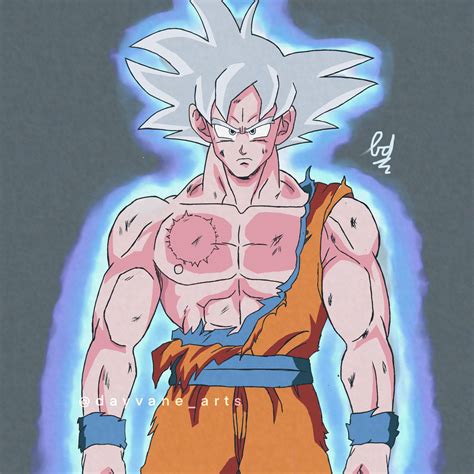 UI goku early z art style (oc) : r/dbz