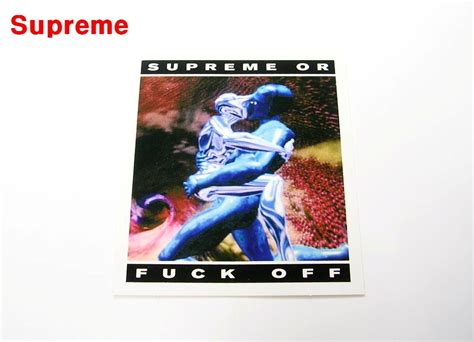 楽天市場Supreme CYBER 2017ss シュプリーム サイバー ステッカー SUPREME OR FUCK OFFHEAVENS