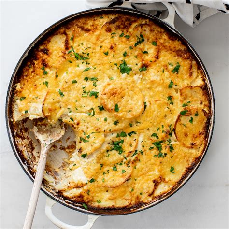 3 Cheese Potatoes Au Gratin Simply Delicious