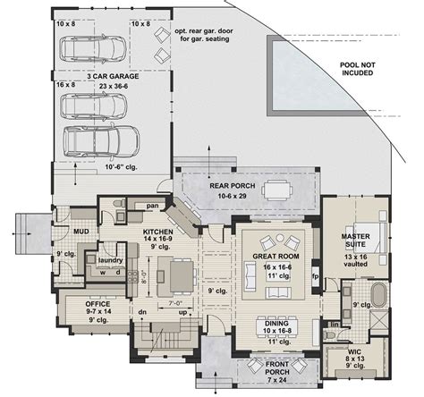 Americas Best House Plans Modern Farmhouse The Entire House Is Right