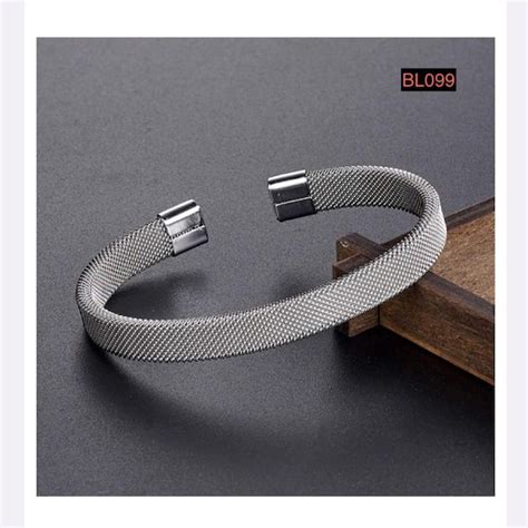 Mens Metal Cuff Bracelet Etsy