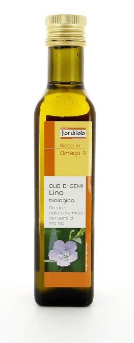 Olio Di Semi Di Lino Bio Fior Di Loto