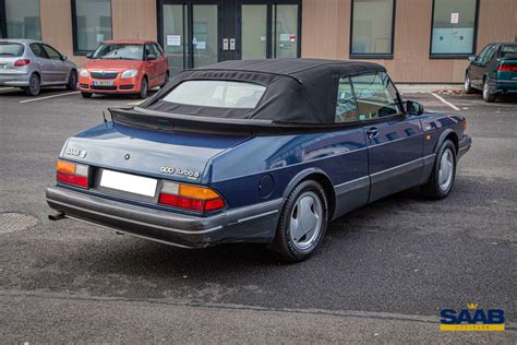 Saab 900 Turbo 16s Aero Boitier Rouge Cabriolet De 1992