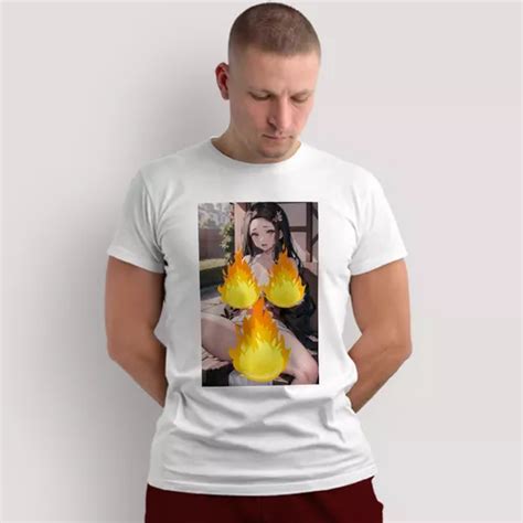 Playera Ha Hentai Ahegao Nezuko Demon Slayer P Meses sin interés