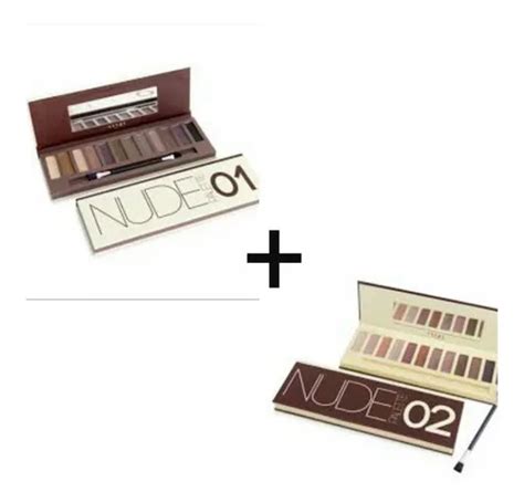 Kit Paleta Sombra Vivai Nude Nude Pincel Naked Parcelamento Sem Juros