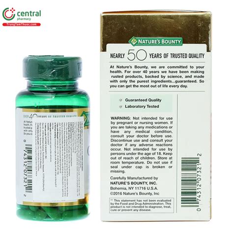 Natures Bounty Horny Goat Weed H Tr T Ng C Ng Sinh L C