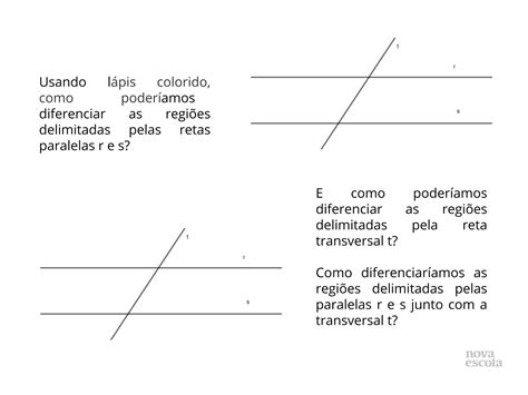 Exercicios De Retas Paralelas Cortadas Por Transversais