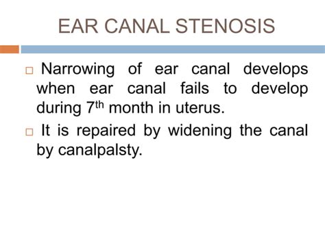 Congenital Ear Deformities Ppt