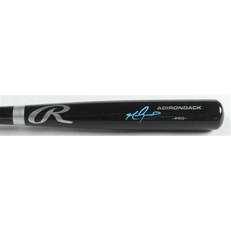 Mark Grace Signed Louisville Slugger Pro Baseball Bat Jsa Pristine