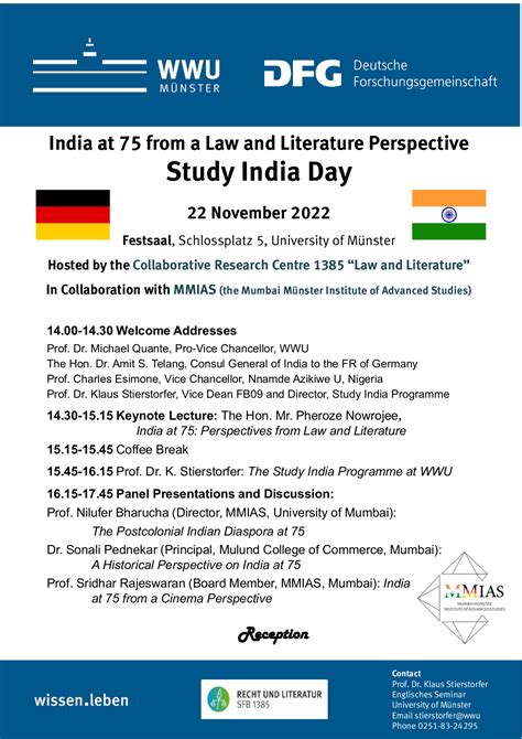 Fachbereich 09 Philologie 10 11 2022 Study India Day Am 22 November