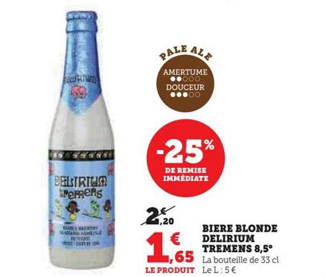 Promo Bi Re Blonde Delirium Tremens Chez U Express Icatalogue Fr