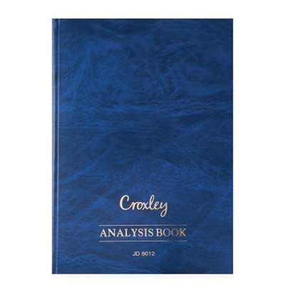 book analysis book  feint ruled  pages columns