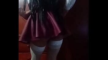 mariquita vestido de niña bailando solo XVIDEOS