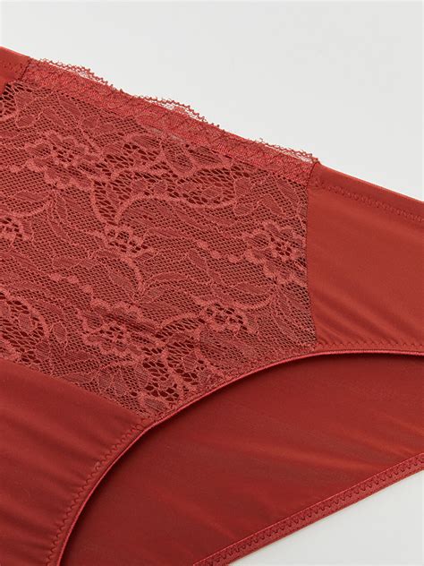 BORDO Dantelli Bikini Külot W26194Z8 HMN LCW