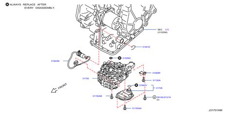 31728-28X0A - Transmission Oil Filter - Genuine Nissan Part