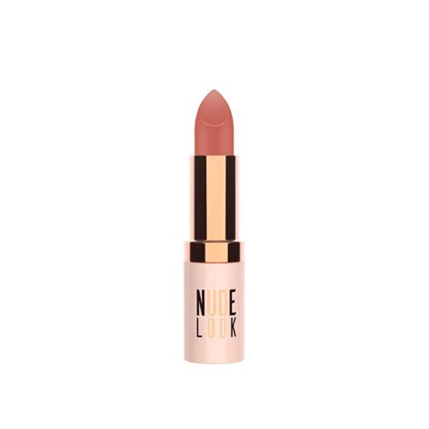 Golden Rose Nude Look Perfect Matte Lipstick 02 Peachy Nude Evdeeczane