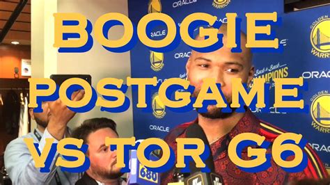 Entire Demarcus Boogie Cousins Postgame Game 6 Nba Finals Youtube