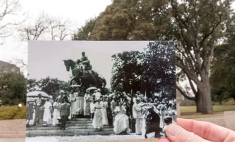 President Roosevelt Unveils General Robert E Lee Statue In Lee Park