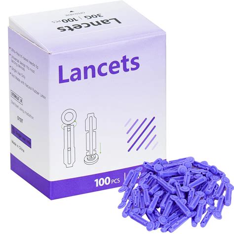 blood lancets  pcs blood glucose lancets  diabetics