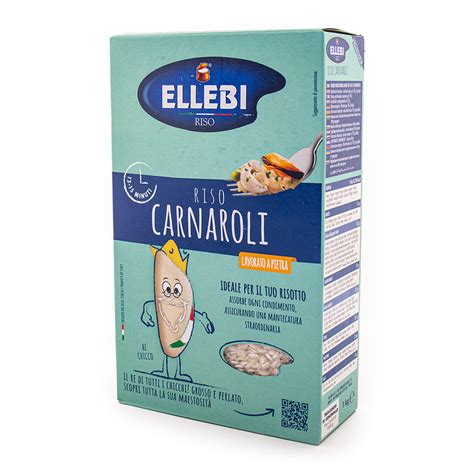 Рис Карнароли, ELLEBI, 1 кг (вак/уп) купить с доставкой на дом