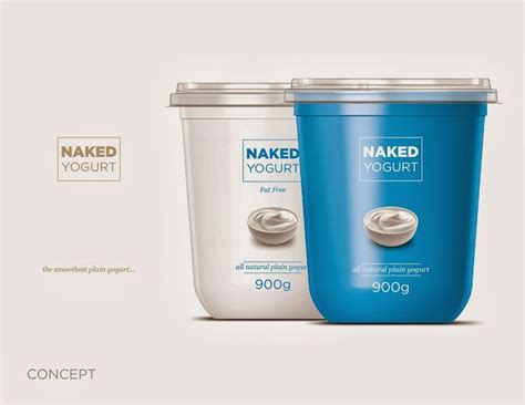 NAKED Simple And Effective Packaging Design Concept