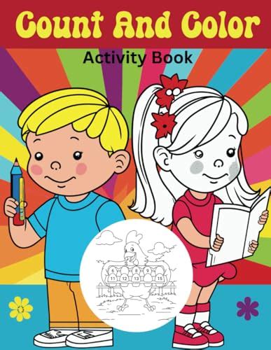 Count And Color Activity Book Educational Counting And Coloring