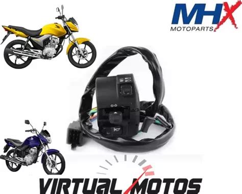 Chave Punho De Luz Honda Cg Titan 150 09 12 Ks Es Esd Ex