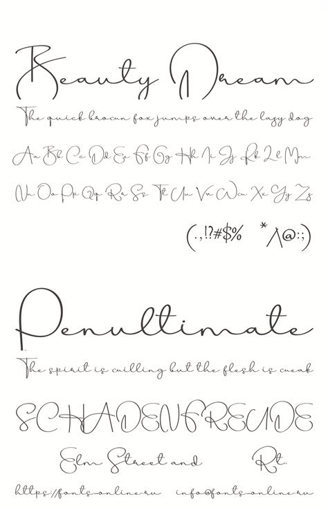 Beauty Dream font