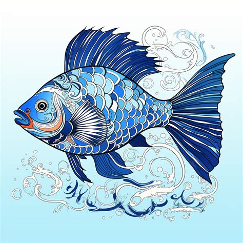 fish coloring pages 2