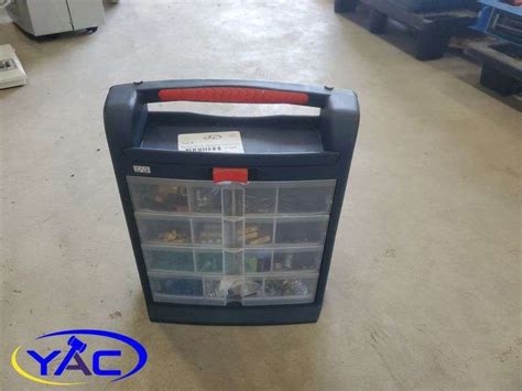 Storage Bin W Electrical Connectors Yorkton Auction Centre
