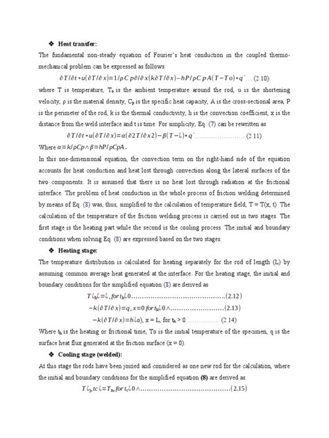 Heat Transfer Equation | PDF | Thermal Conduction | Heat