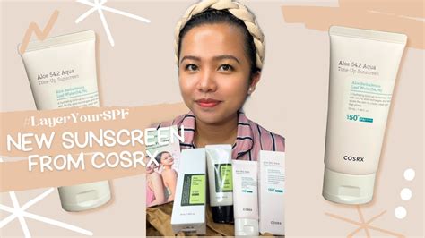 New Sunscreen From CosRx For Your No Makeup Days YouTube