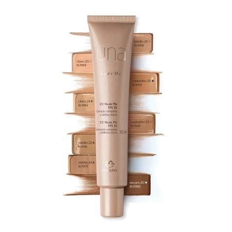 CC Cream Natura Una Nude Me Fps25 Shopee Brasil