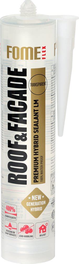 Hermetikas FOME FLEX Hybrid Roof&Facade LM, 300 ml, skaidrus | MOKI ...