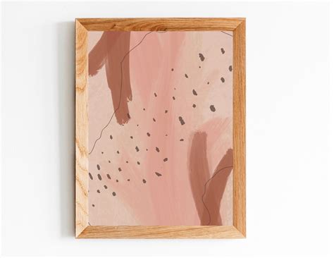 Nude Abstract Modern Printable Wall Art Etsy UK
