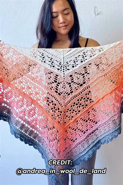 Stunning Free Crochet Lace Shawl Pattern Beautiful Wrap Artofit