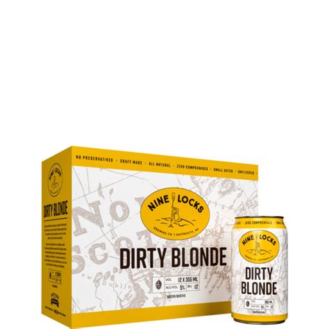 Nine Locks Dirty Blonde 12 Pack Cans Newfoundland Labrador Liquor Corporation