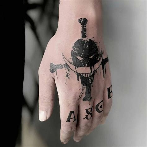 Tatuajes Temporales De Anime Ace Dibujos Animados Barba Blanca Piratas
